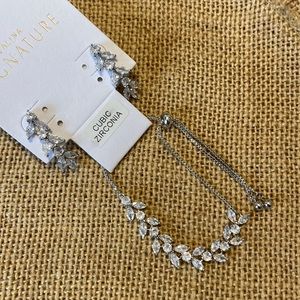 Earrings and bracelet